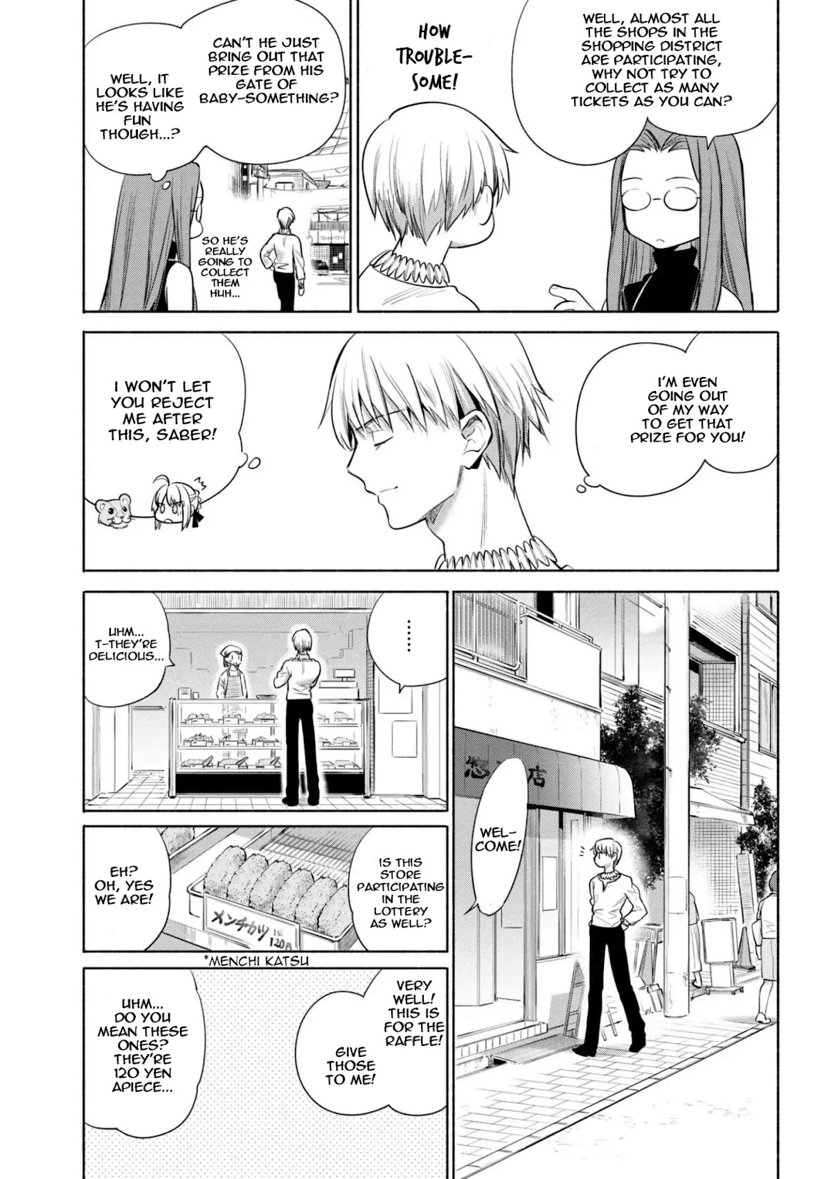 What's Cooking at the Emiya House Today? Chapter 9.5 page 9 - Special #5: One Day With the King of Heroes