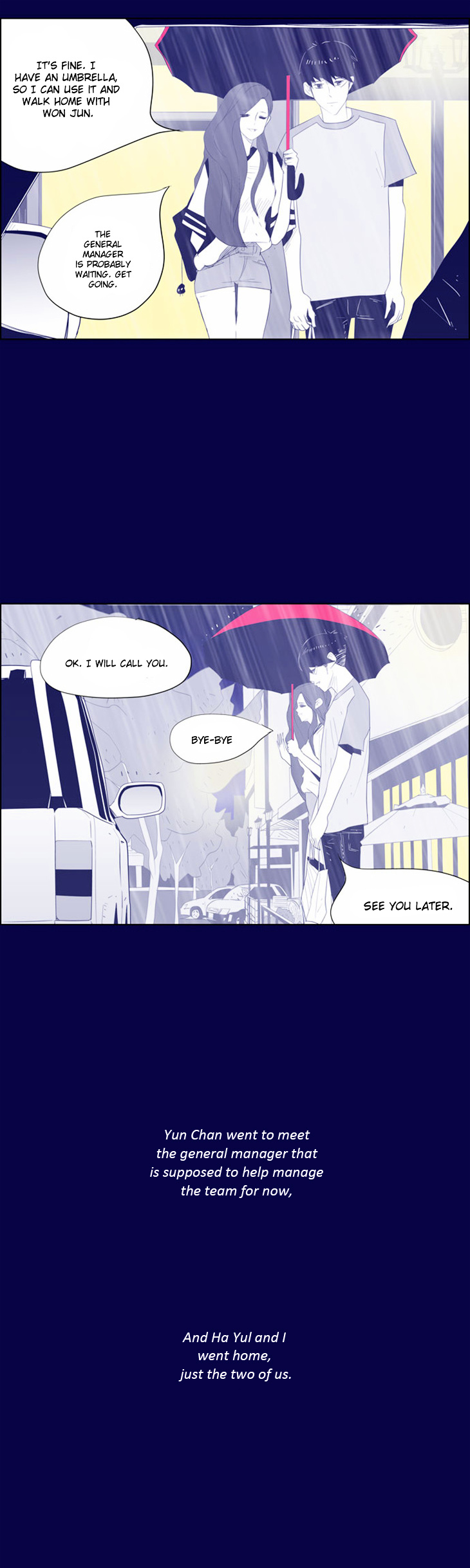 What's There to Know Chapter 19.2 page 19 - Chapter 19 v2 : #19. A Rainy Summer Night - 1:15