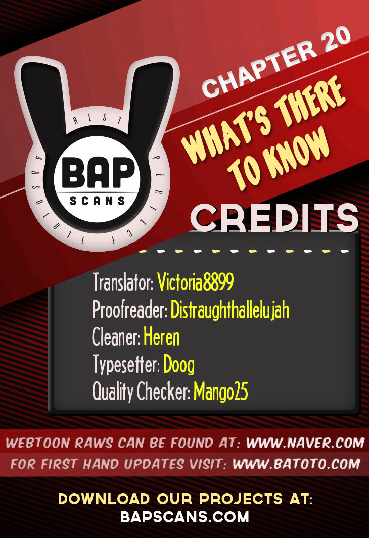 What's There to Know Chapter 20.2 page 1 - Chapter 20 v2 : #20. Sweet Summer Night - 8:50