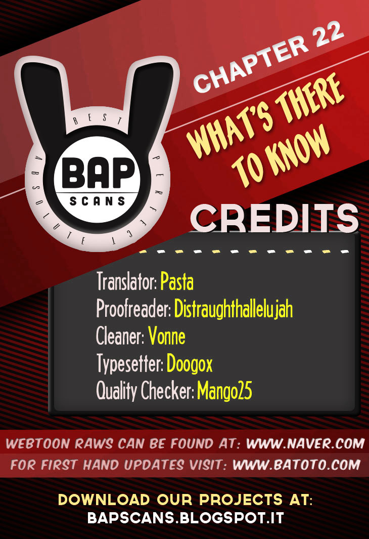 What's There to Know Chapter 22.2 page 1 - Chapter 22 v2 : #22. Pit-a-Pat Ocean (2) - 2:32
