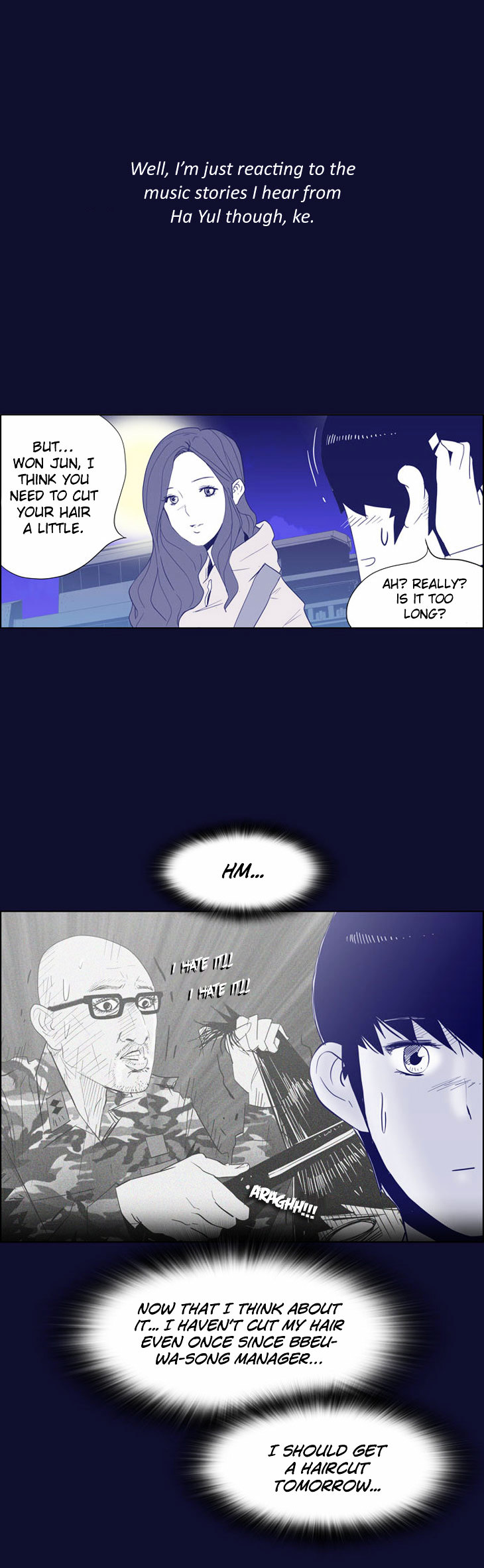 What's There to Know Chapter 28.2 page 7 - Chapter 28 v2 : #28. Kiss! Kiss (1) - 8:32