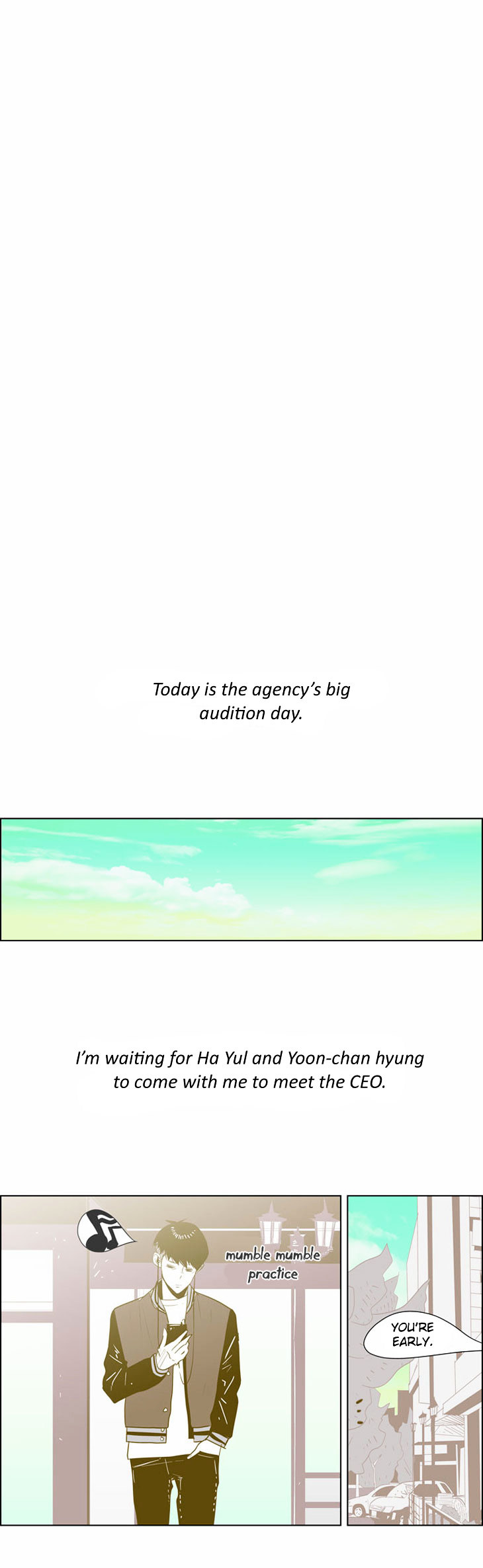 What's There to Know Chapter 31.2 page 2 - Chapter 31 v2 : #31. Agency Audition - 10:32