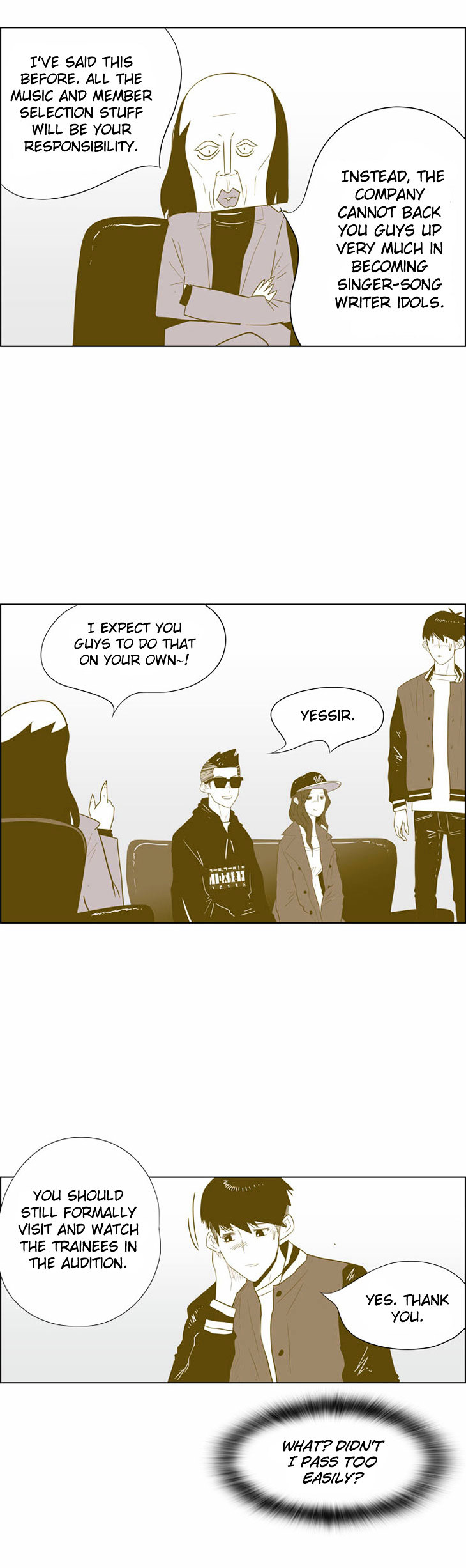What's There to Know Chapter 31.2 page 24 - Chapter 31 v2 : #31. Agency Audition - 10:32