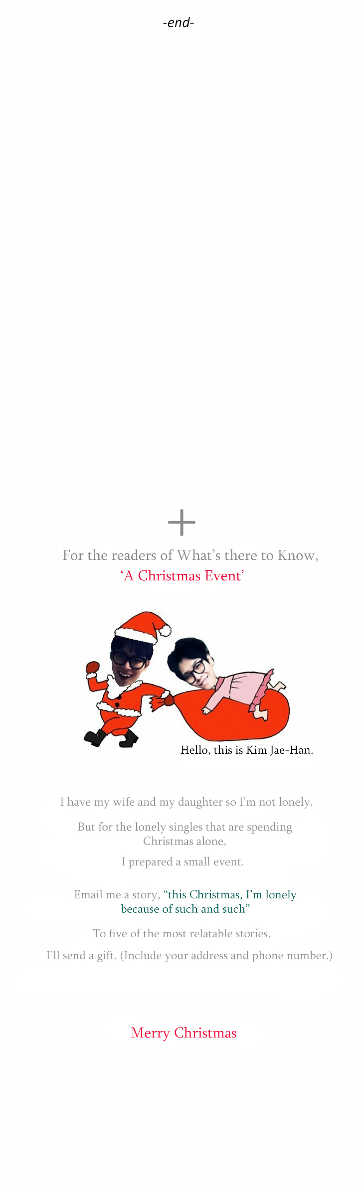What's There to Know Chapter 35 page 27 - Chapter 35 : #35. Merry Merry Ha Ha - 12:25