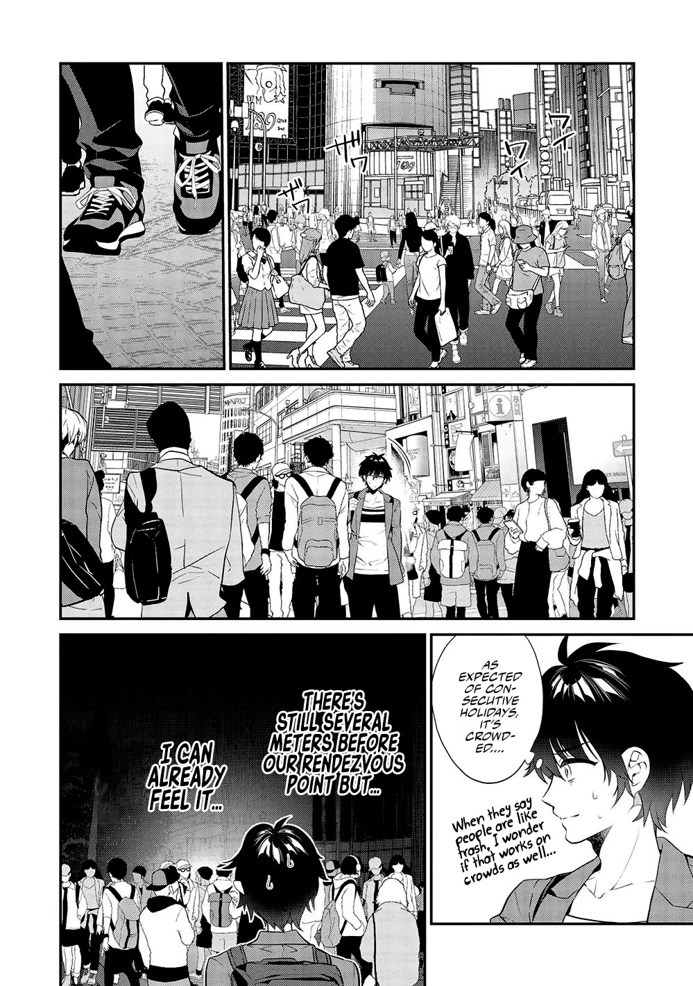 What's under Kamiyama-san's paper bag? Chapter 10 page 3 - Chapter 10: Rally - Here it comes! The Menacing Fusion of Two Bodies!