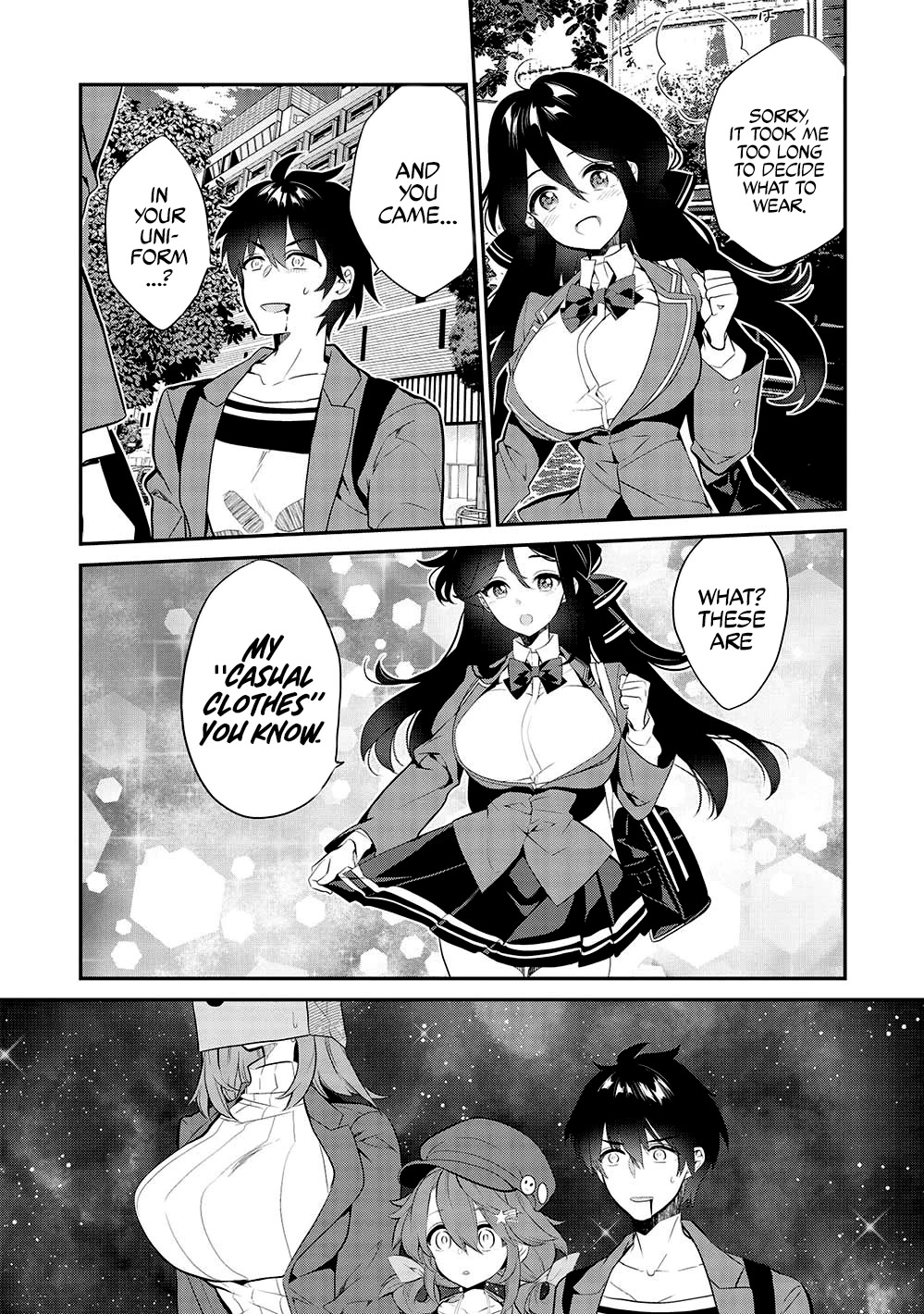 What's under Kamiyama-san's paper bag? Chapter 10 page 7 - Chapter 10: Rally - Here it comes! The Menacing Fusion of Two Bodies!