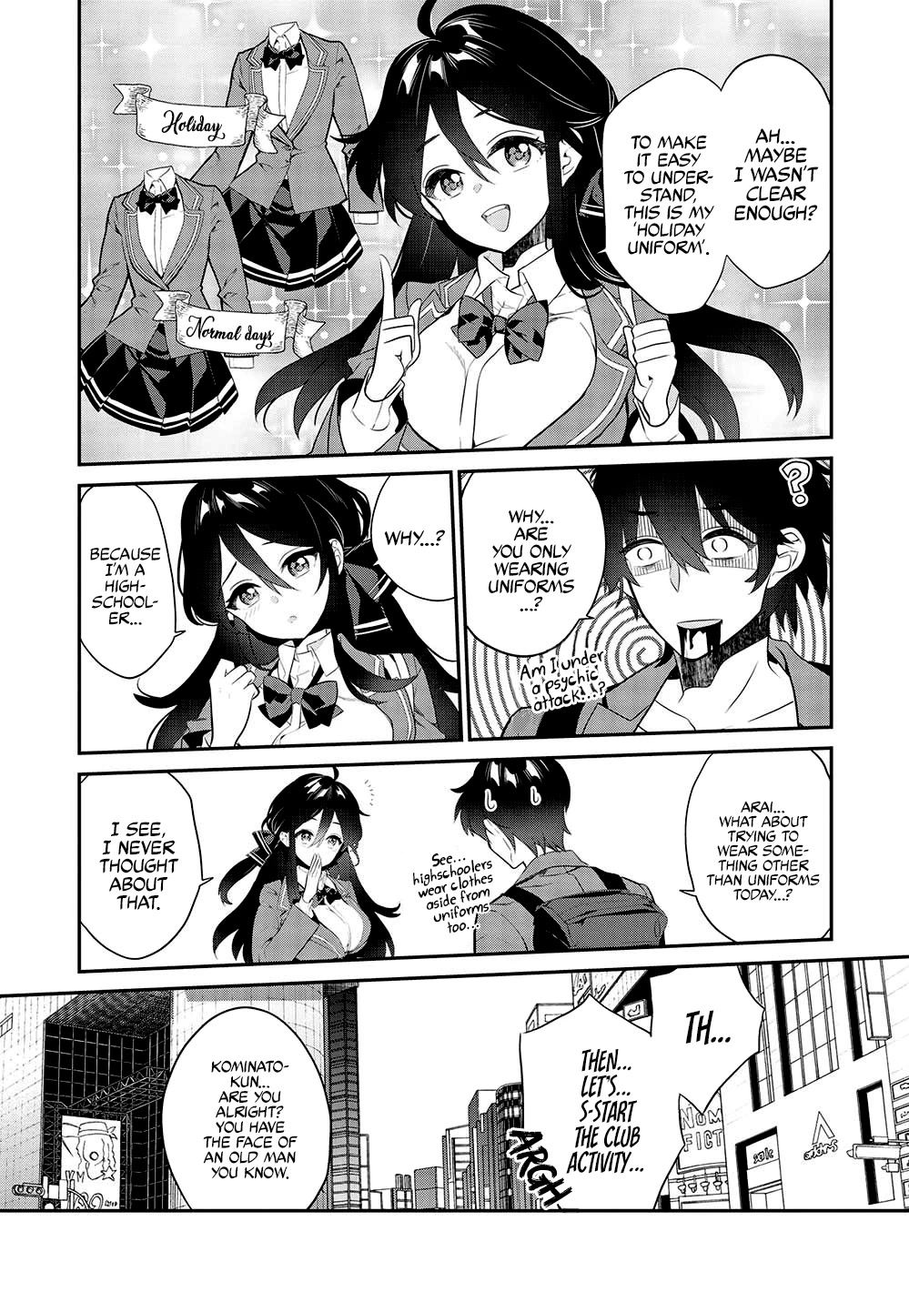 What's under Kamiyama-san's paper bag? Chapter 10 page 8 - Chapter 10: Rally - Here it comes! The Menacing Fusion of Two Bodies!