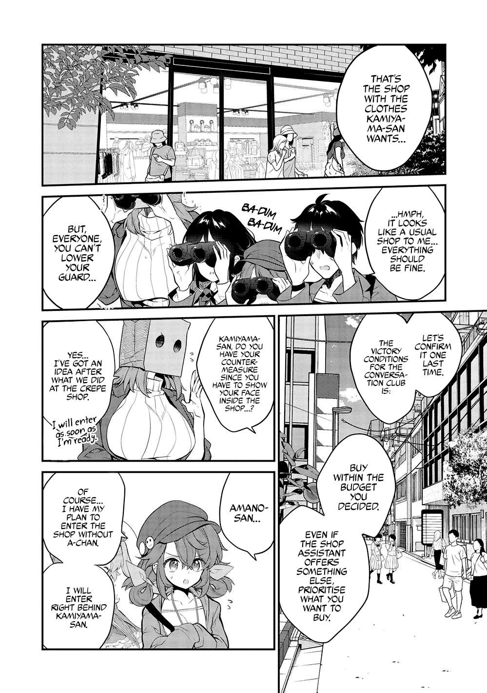 What's under Kamiyama-san's paper bag? Chapter 10 page 9 - Chapter 10: Rally - Here it comes! The Menacing Fusion of Two Bodies!