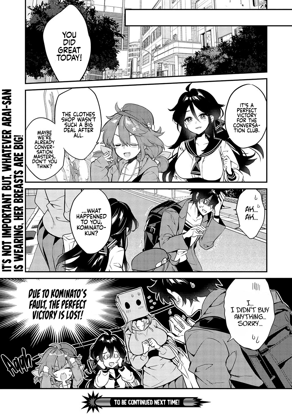 What's under Kamiyama-san's paper bag? Chapter 11 page 17 - Chapter 11: ch. 11 - Dread and Aversion - One You Shouldn't Look at.