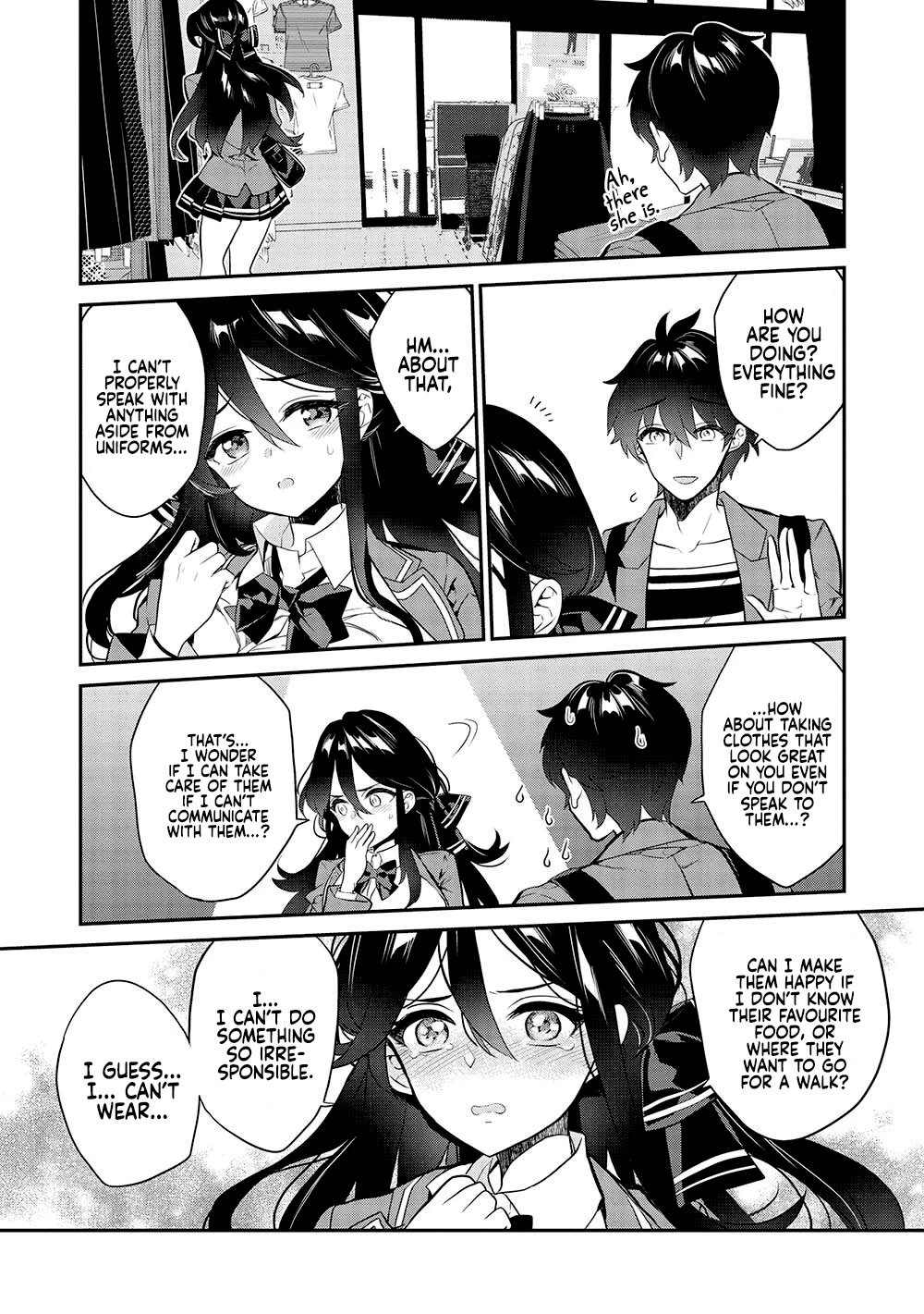 What's under Kamiyama-san's paper bag? Chapter 11 page 8 - Chapter 11: ch. 11 - Dread and Aversion - One You Shouldn't Look at.