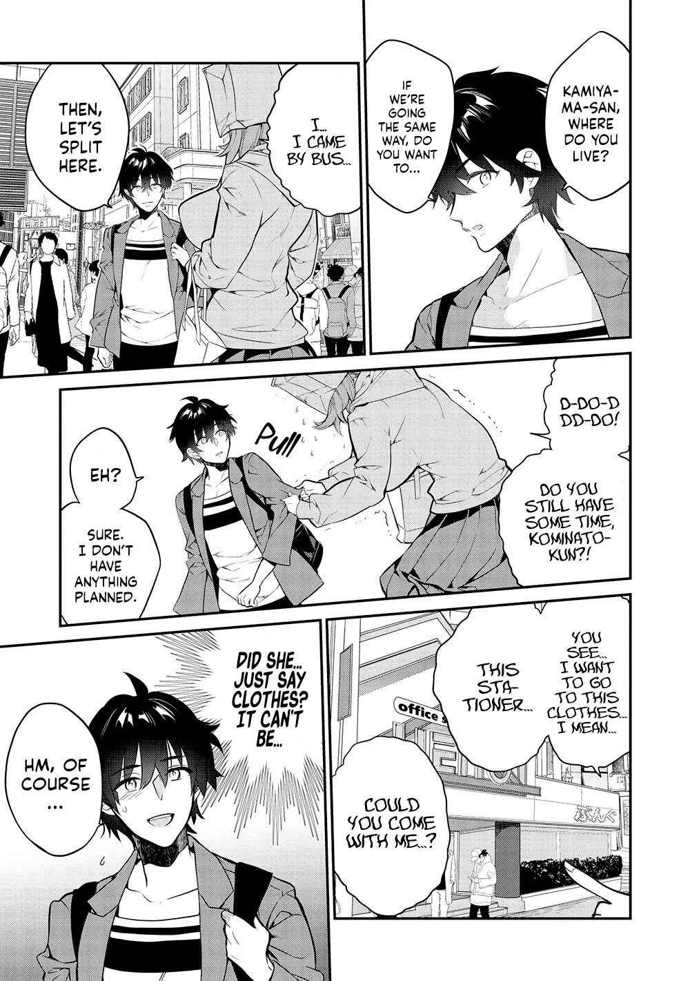 What's under Kamiyama-san's paper bag? Chapter 12 page 4 - Chapter 12: Repay Kindness - The Feelings She Can't Take Off
