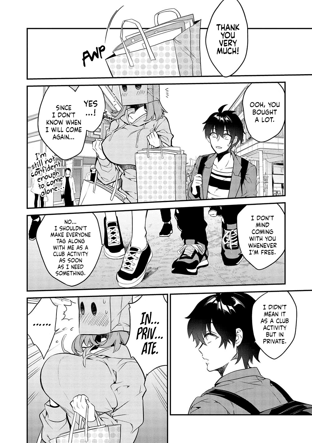 What's under Kamiyama-san's paper bag? Chapter 12 page 9 - Chapter 12: Repay Kindness - The Feelings She Can't Take Off