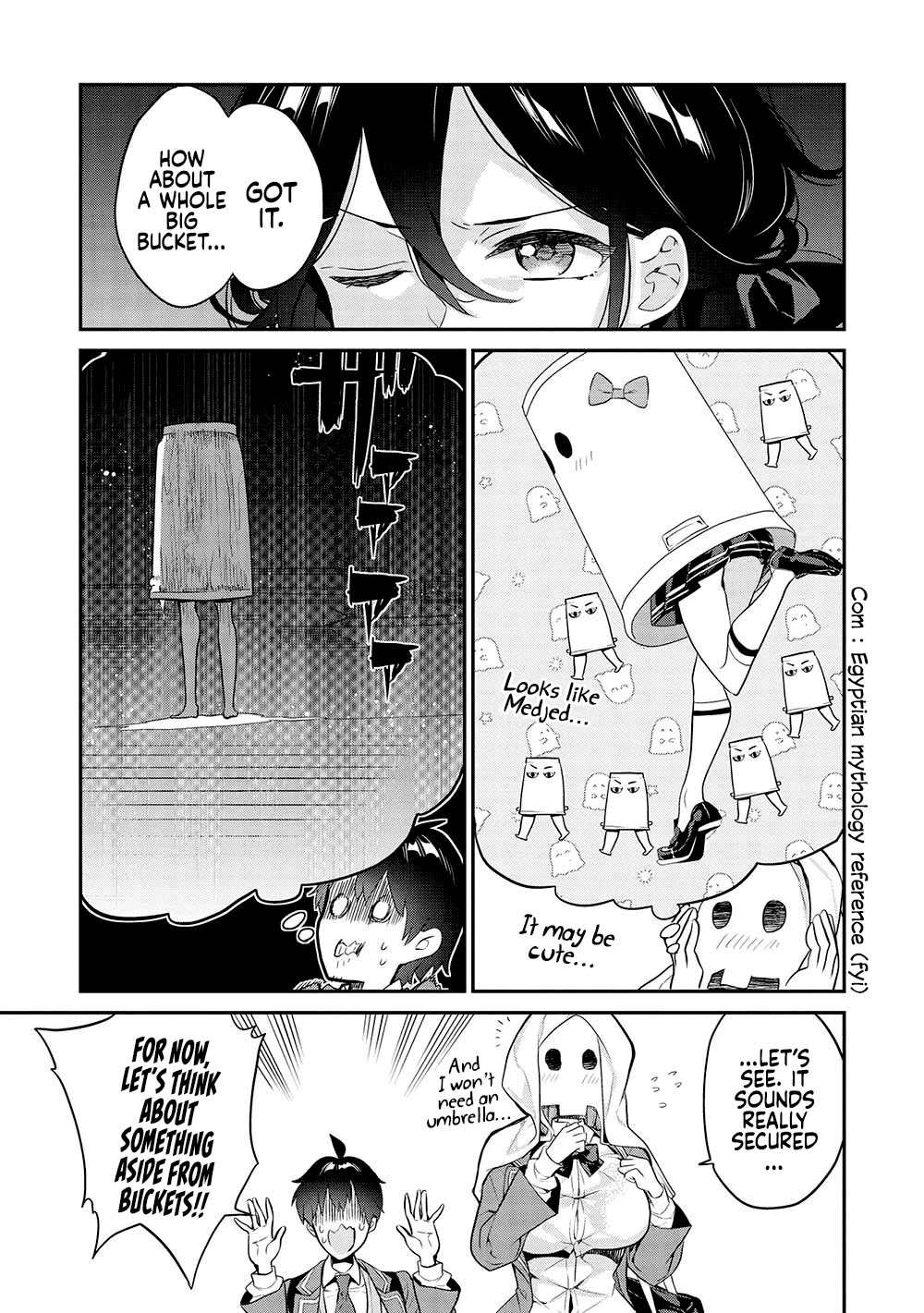 What's under Kamiyama-san's paper bag? Chapter 13 page 10 - Chapter 13: Too Insightful - But, Also a Nuisance to Others?