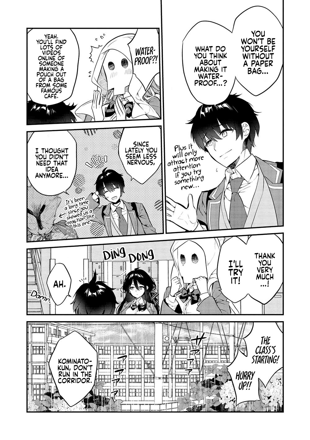 What's under Kamiyama-san's paper bag? Chapter 13 page 11 - Chapter 13: Too Insightful - But, Also a Nuisance to Others?
