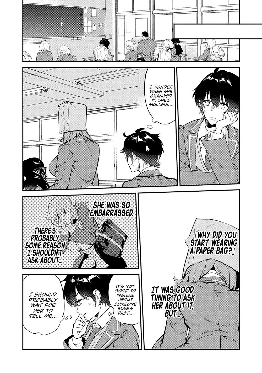 What's under Kamiyama-san's paper bag? Chapter 13 page 12 - Chapter 13: Too Insightful - But, Also a Nuisance to Others?