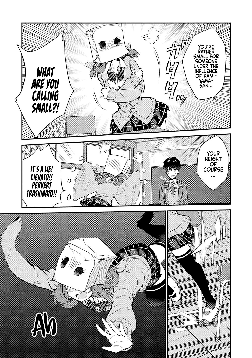 What's under Kamiyama-san's paper bag? Chapter 13 page 14 - Chapter 13: Too Insightful - But, Also a Nuisance to Others?