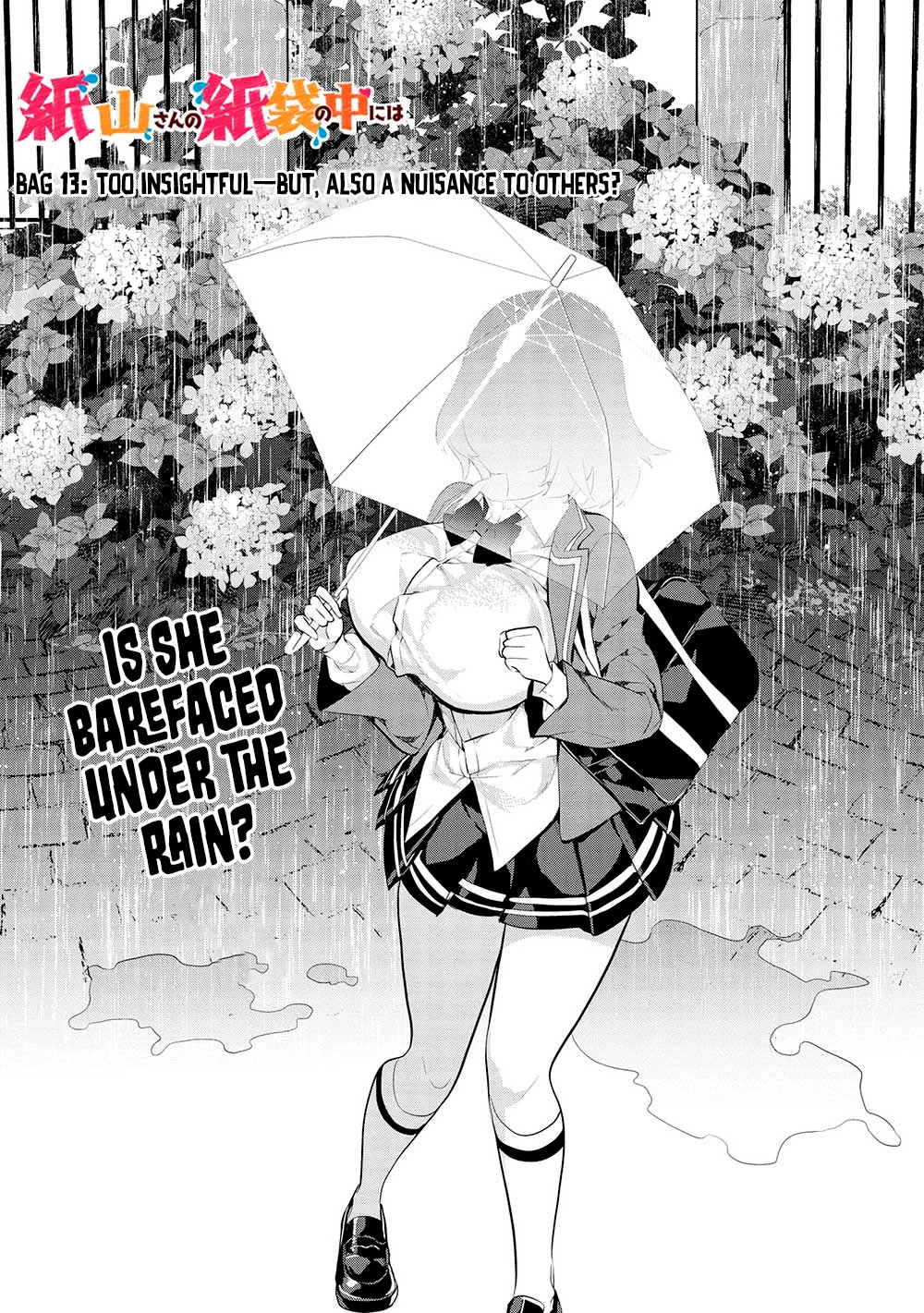 What's under Kamiyama-san's paper bag? Chapter 13 page 2 - Chapter 13: Too Insightful - But, Also a Nuisance to Others?
