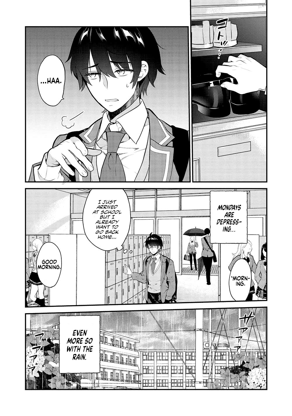 What's under Kamiyama-san's paper bag? Chapter 13 page 3 - Chapter 13: Too Insightful - But, Also a Nuisance to Others?