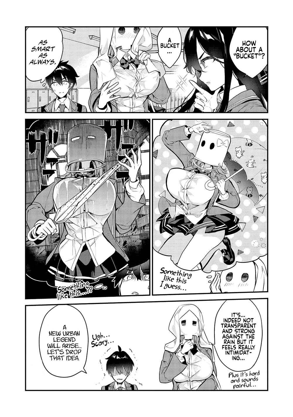 What's under Kamiyama-san's paper bag? Chapter 13 page 9 - Chapter 13: Too Insightful - But, Also a Nuisance to Others?
