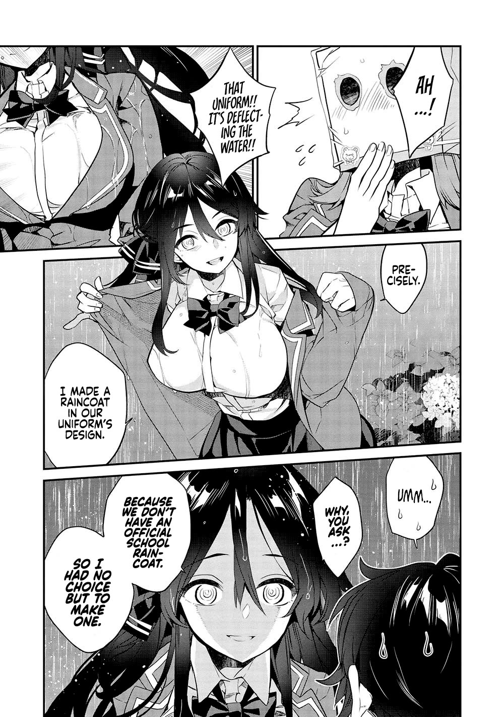 What's under Kamiyama-san's paper bag? Chapter 14 page 10 - Chapter 14: Even Through Rain and Thunder - There is Fun to be Found
