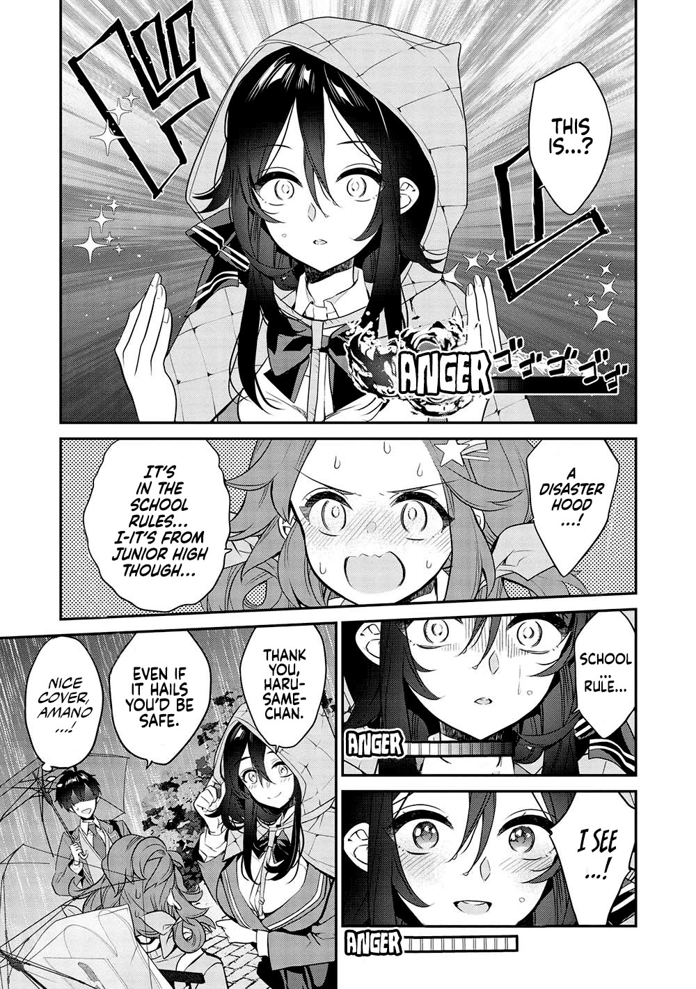 What's under Kamiyama-san's paper bag? Chapter 14 page 12 - Chapter 14: Even Through Rain and Thunder - There is Fun to be Found
