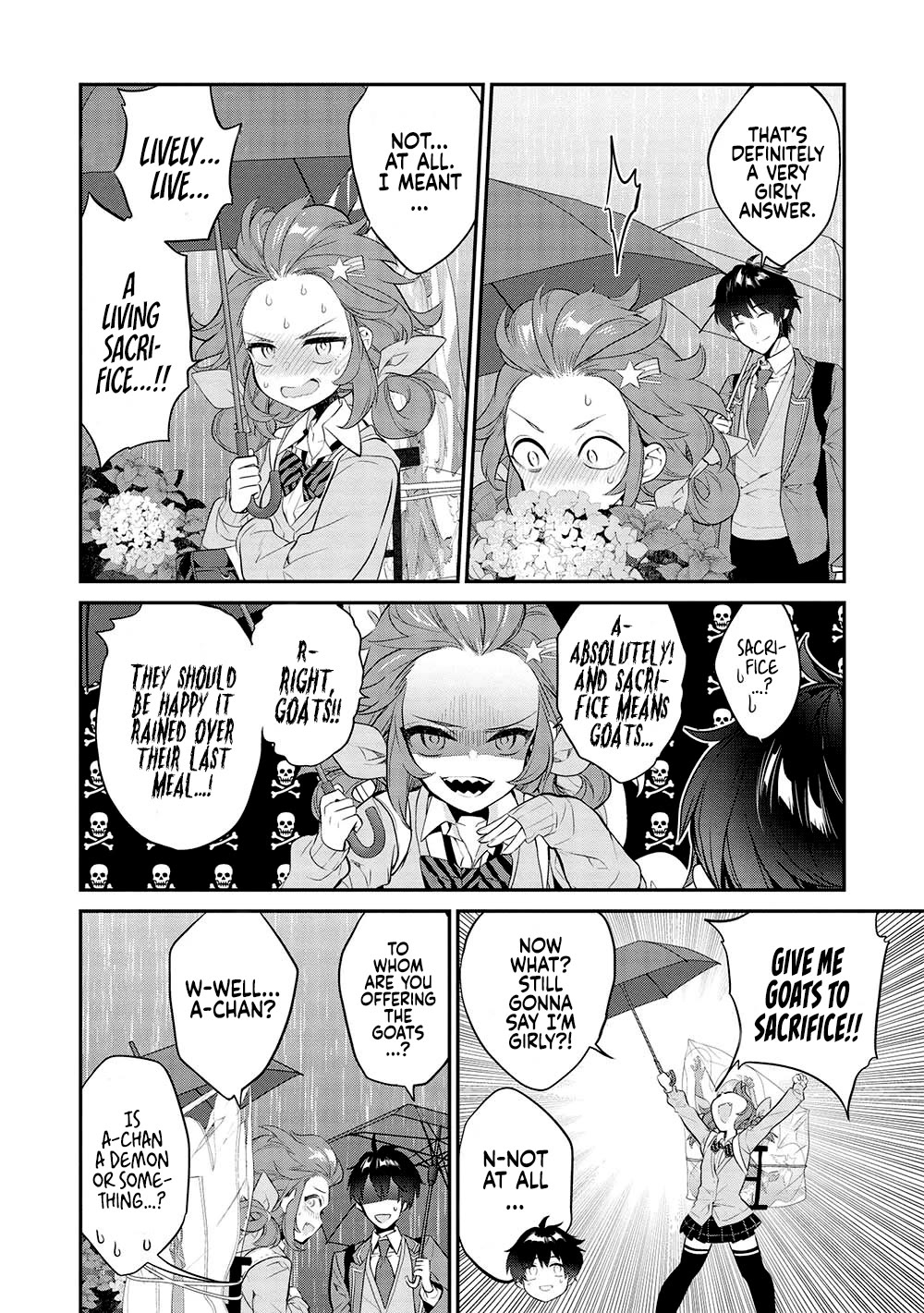What's under Kamiyama-san's paper bag? Chapter 14 page 15 - Chapter 14: Even Through Rain and Thunder - There is Fun to be Found