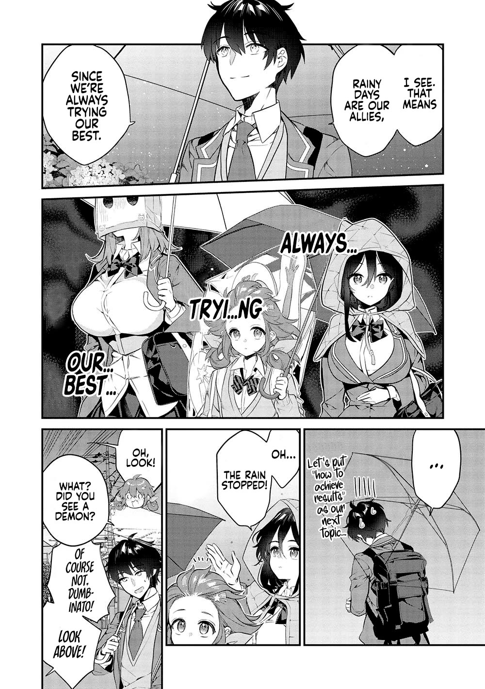 What's under Kamiyama-san's paper bag? Chapter 14 page 19 - Chapter 14: Even Through Rain and Thunder - There is Fun to be Found