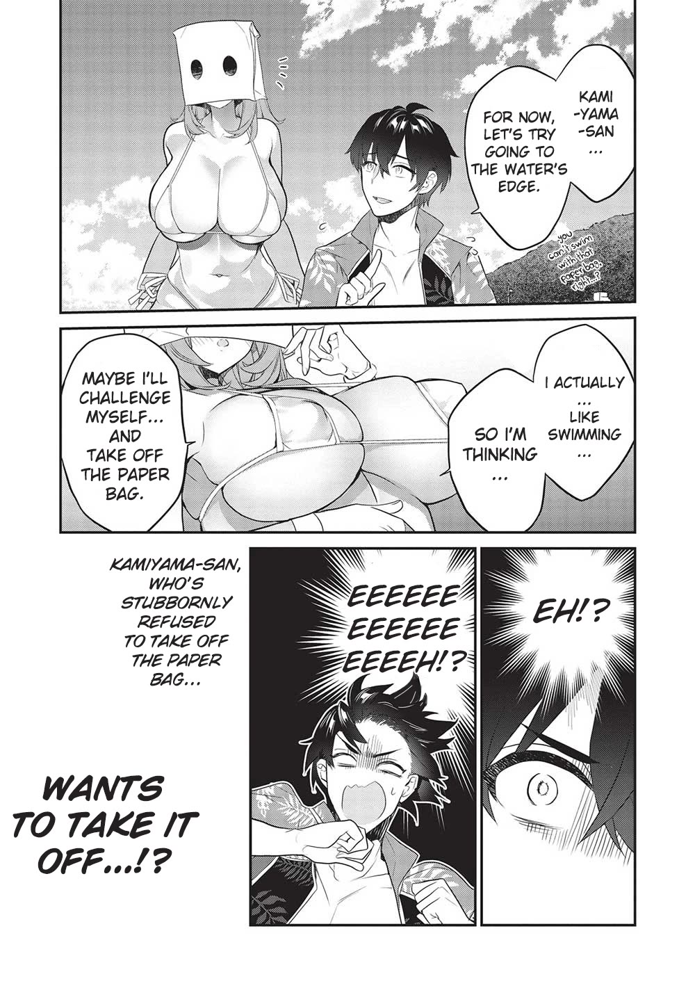 What's under Kamiyama-san's paper bag? Chapter 15 page 15 - Chapter 15: I Want To Have A Groundbreaking First Experience