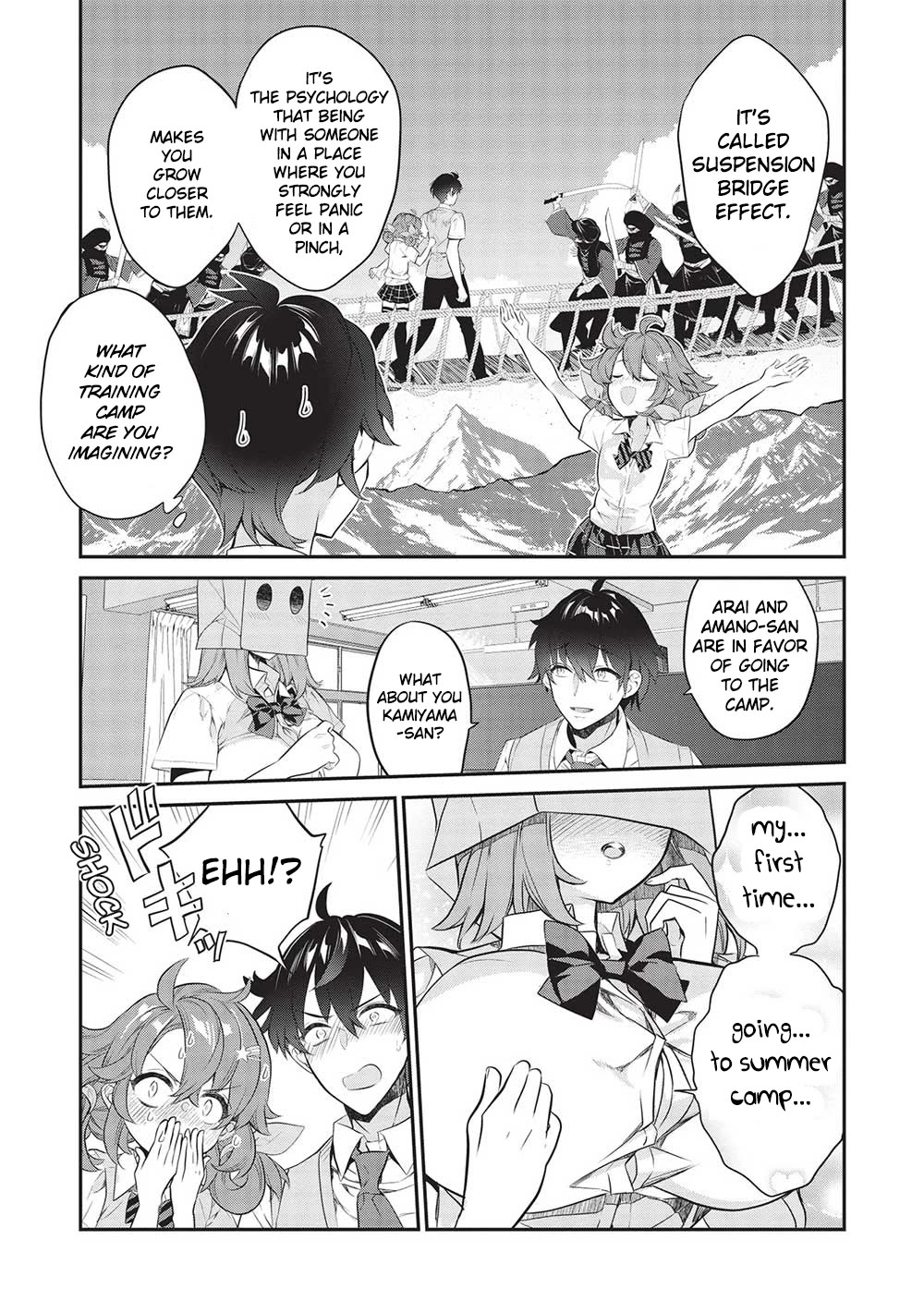 What's under Kamiyama-san's paper bag? Chapter 15 page 5 - Chapter 15: I Want To Have A Groundbreaking First Experience