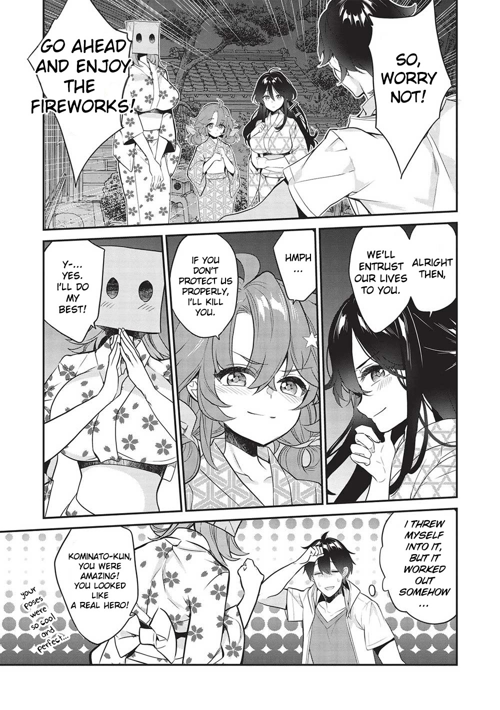 What's under Kamiyama-san's paper bag? Chapter 16 page 15 - Chapter 16: Water, Water, Endless Water - Our Summer is Just Beginning