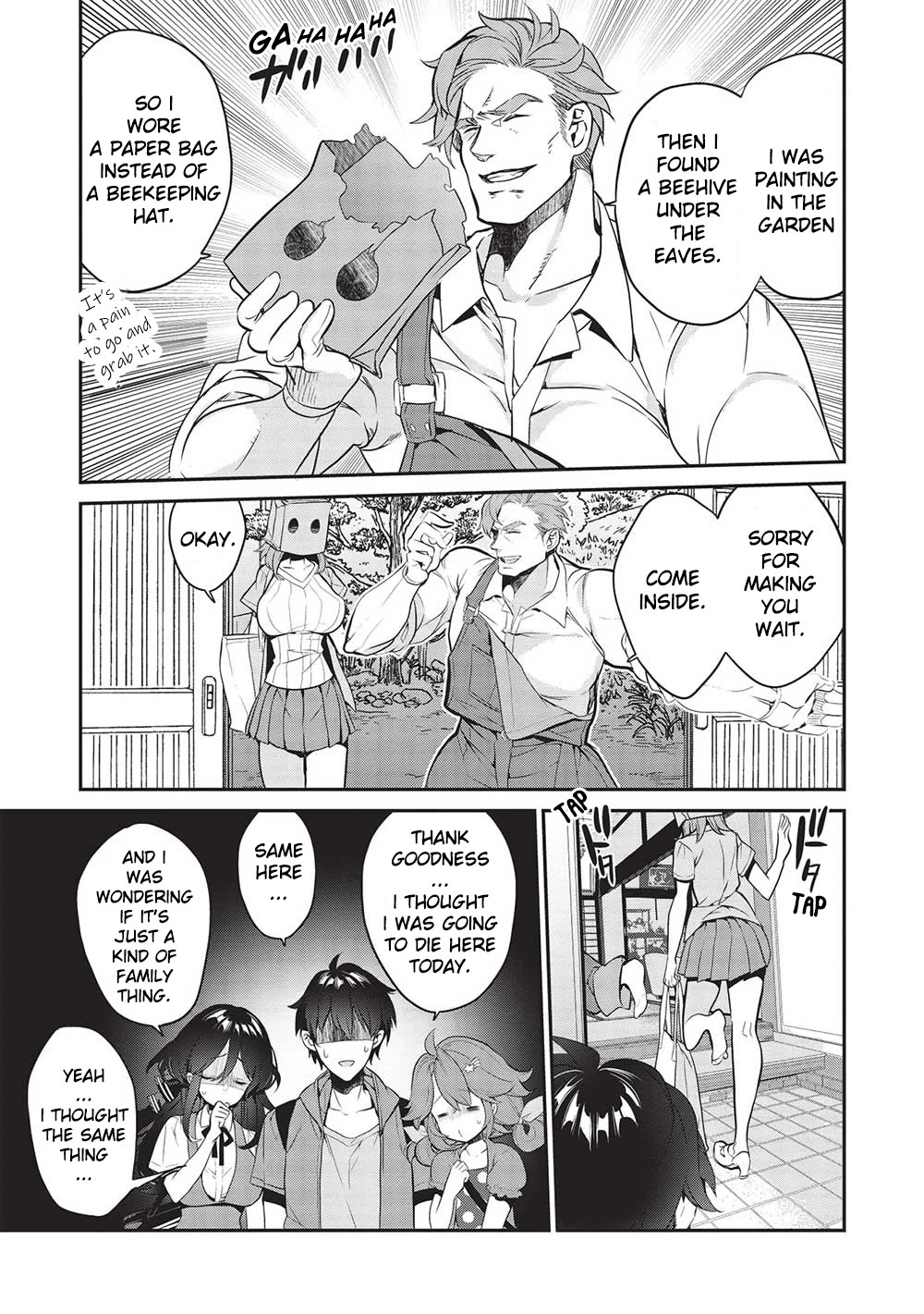 What's under Kamiyama-san's paper bag? Chapter 16 page 9 - Chapter 16: Water, Water, Endless Water - Our Summer is Just Beginning