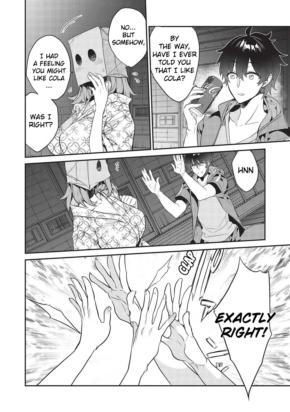 What's under Kamiyama-san's paper bag? Chapter 17 page 10 - Chapter 17: Heart to Heart - Words are Everything