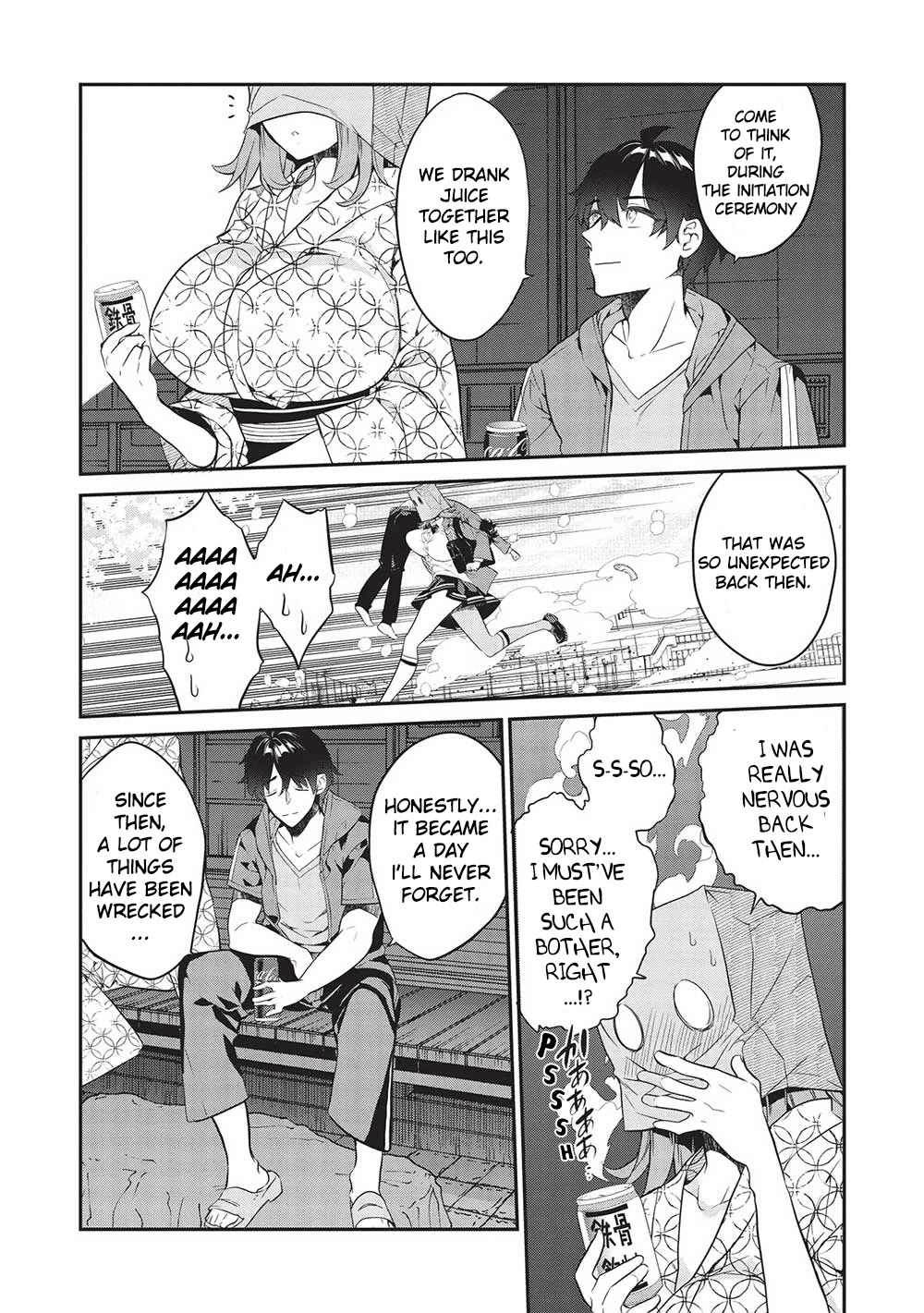 What's under Kamiyama-san's paper bag? Chapter 17 page 4 - Chapter 17: Heart to Heart - Words are Everything