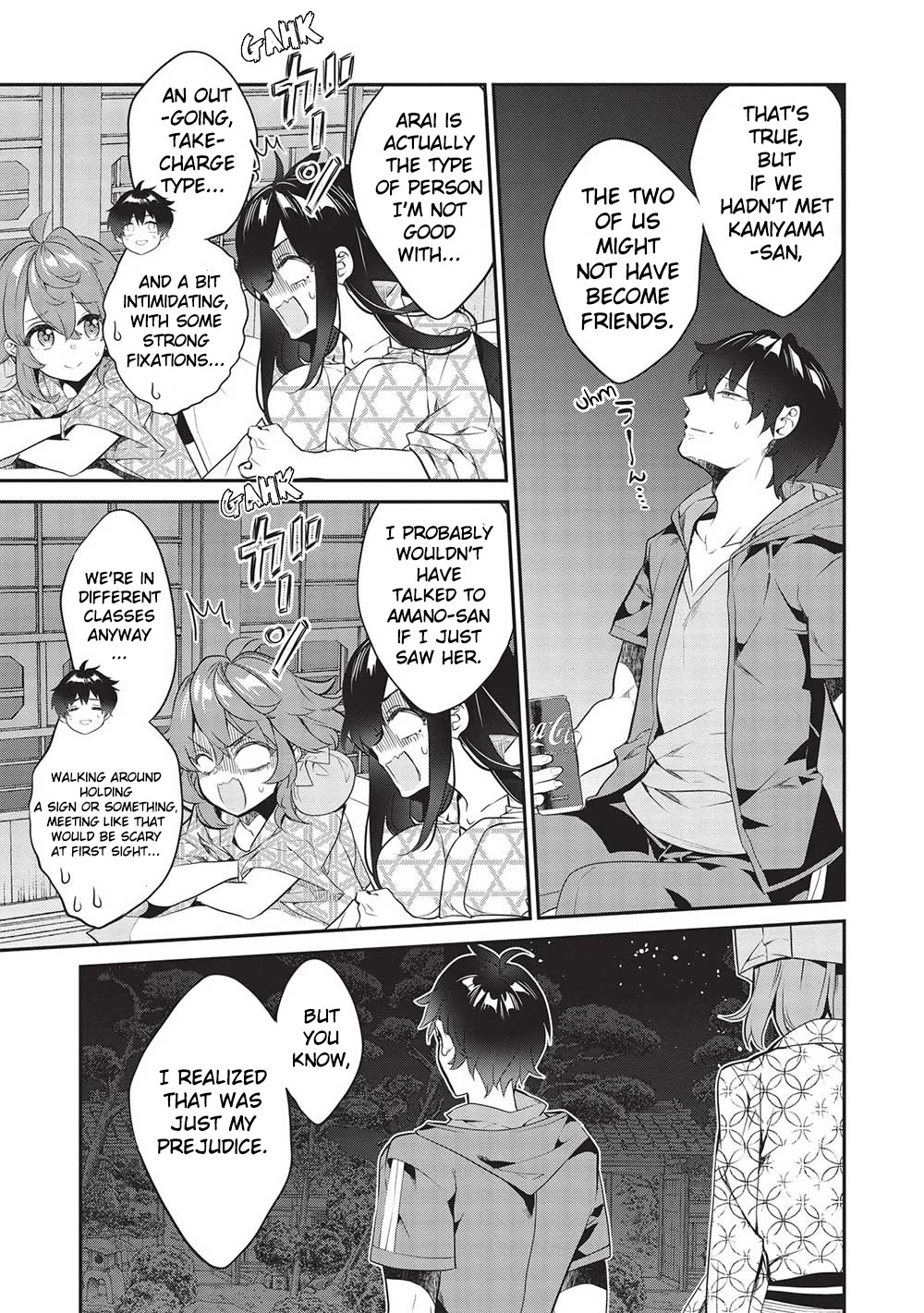 What's under Kamiyama-san's paper bag? Chapter 17 page 7 - Chapter 17: Heart to Heart - Words are Everything