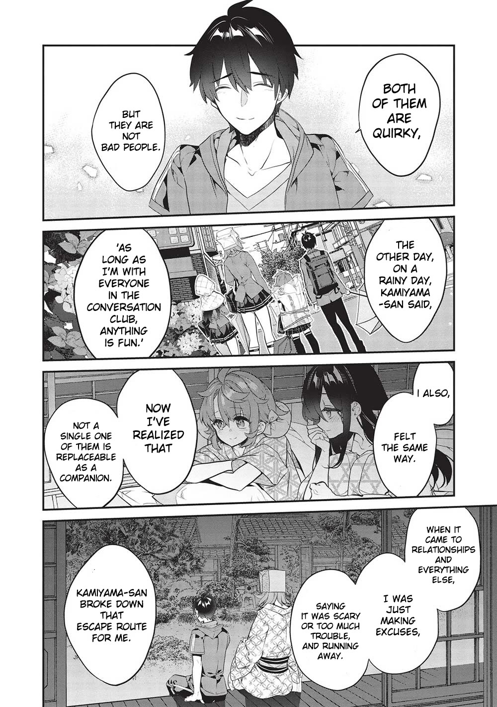 What's under Kamiyama-san's paper bag? Chapter 17 page 8 - Chapter 17: Heart to Heart - Words are Everything