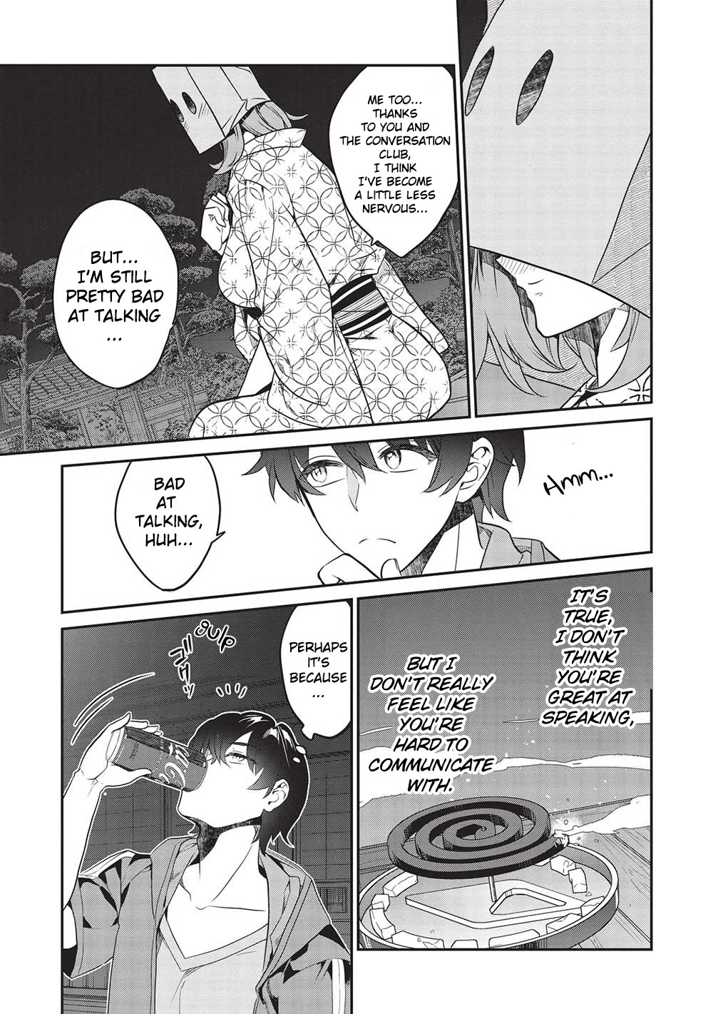 What's under Kamiyama-san's paper bag? Chapter 17 page 9 - Chapter 17: Heart to Heart - Words are Everything