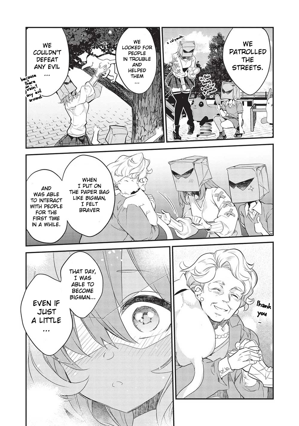 What's under Kamiyama-san's paper bag? Chapter 18 page 15 - Chapter 18: Fateful Bonds - The Spoken Past and Encounters