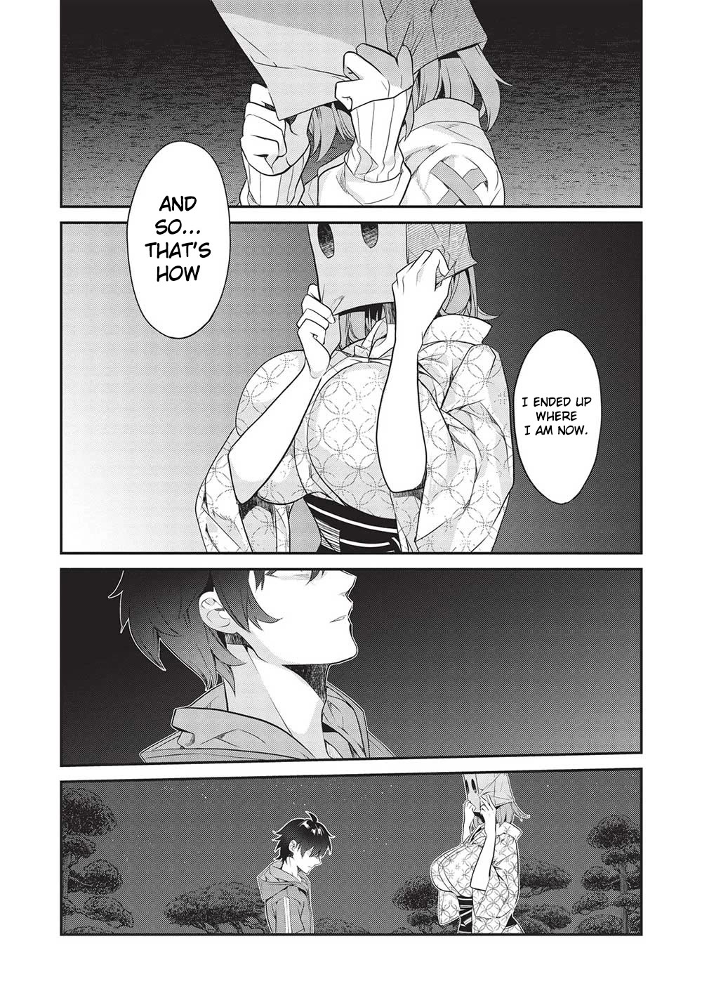 What's under Kamiyama-san's paper bag? Chapter 18 page 17 - Chapter 18: Fateful Bonds - The Spoken Past and Encounters