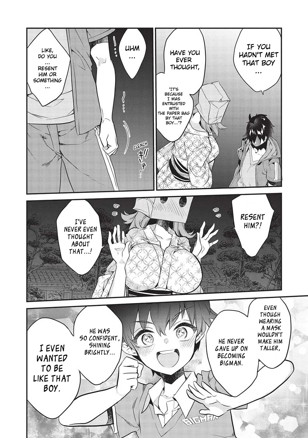 What's under Kamiyama-san's paper bag? Chapter 18 page 18 - Chapter 18: Fateful Bonds - The Spoken Past and Encounters