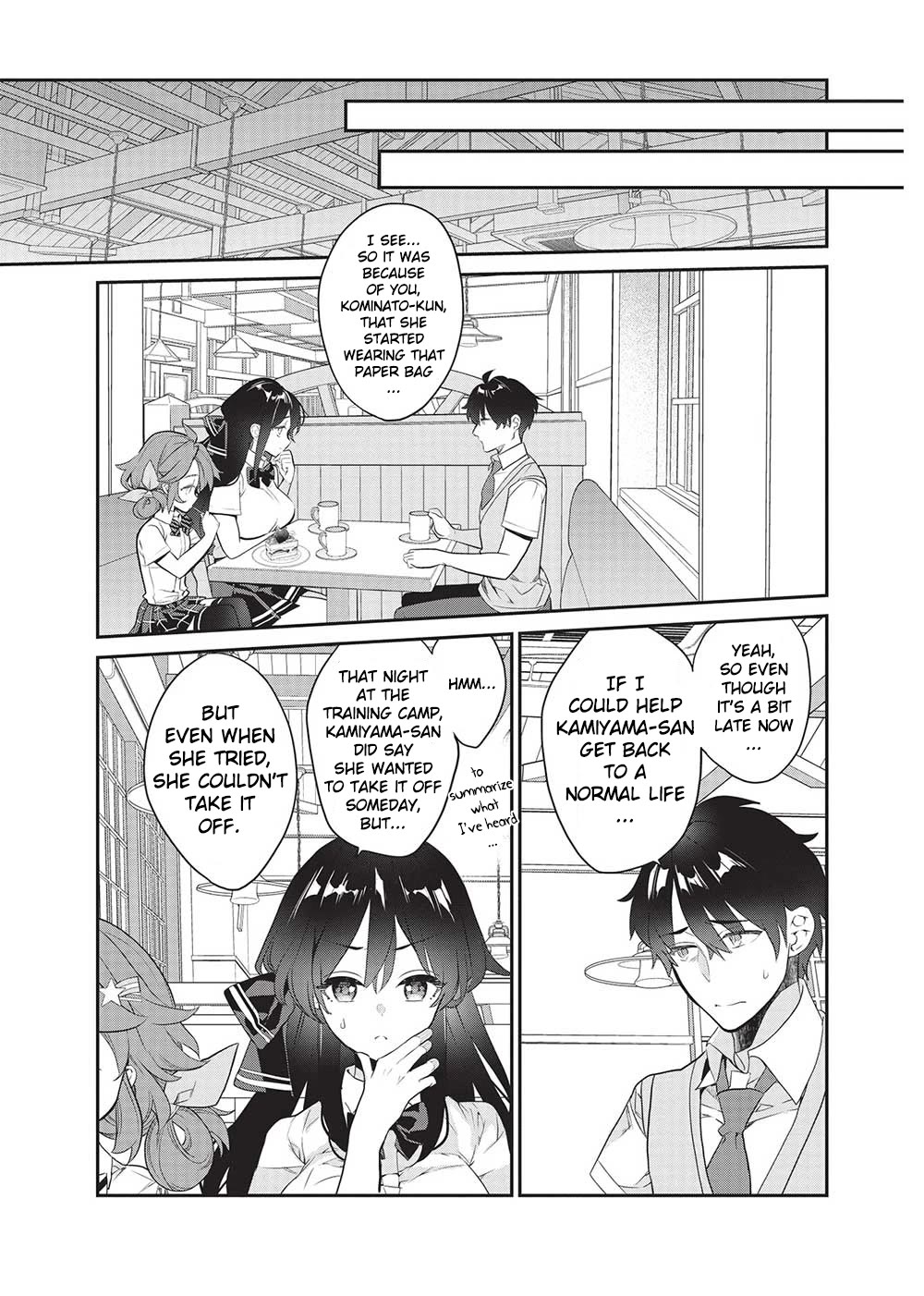 What's under Kamiyama-san's paper bag? Chapter 19 page 17 - Chapter 19: Late Summer - Little Bigman, Sin and Regret