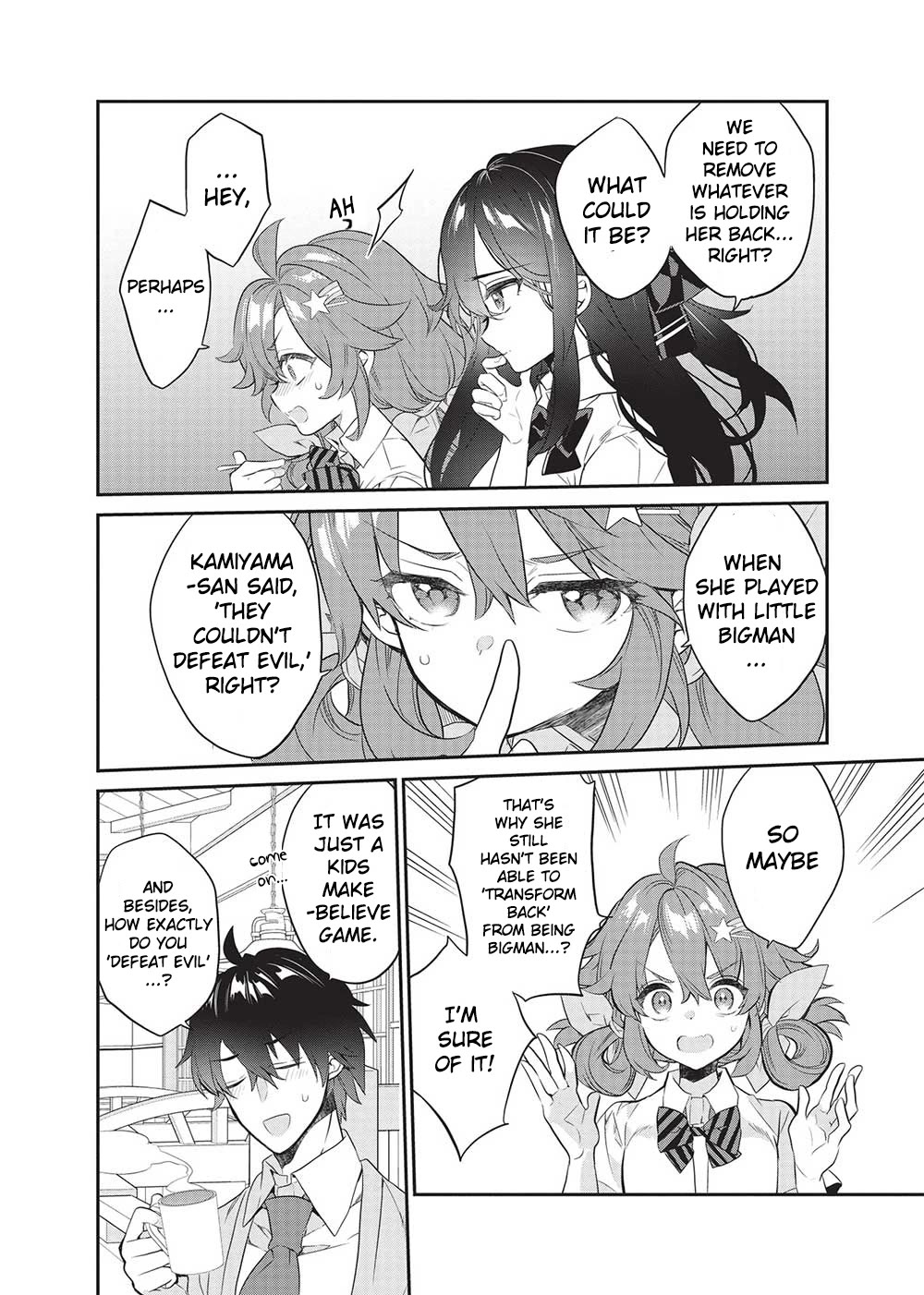 What's under Kamiyama-san's paper bag? Chapter 19 page 18 - Chapter 19: Late Summer - Little Bigman, Sin and Regret