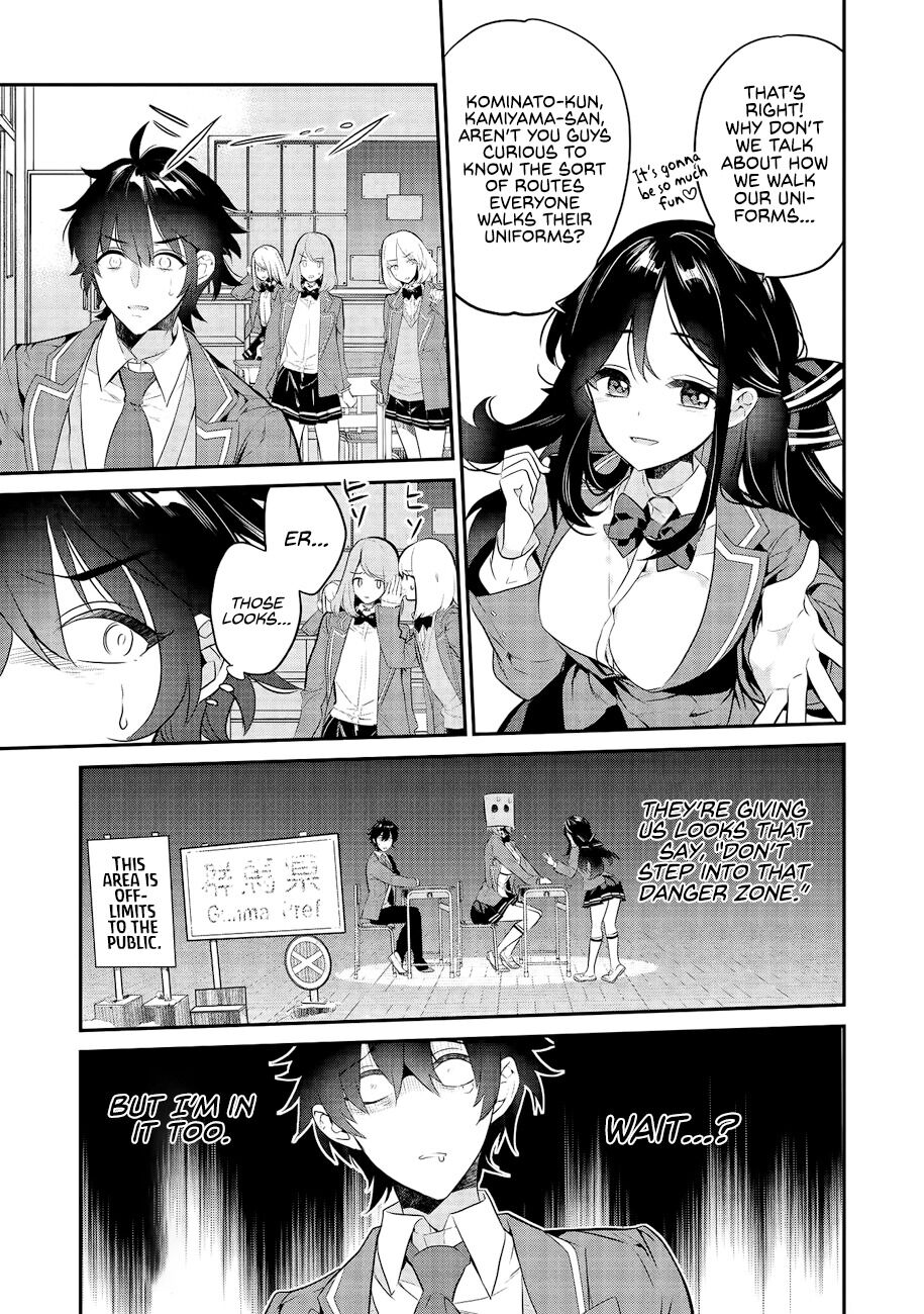 What's under Kamiyama-san's paper bag? Chapter 2 page 10 - Chapter 2: An abduction - When she gets wet