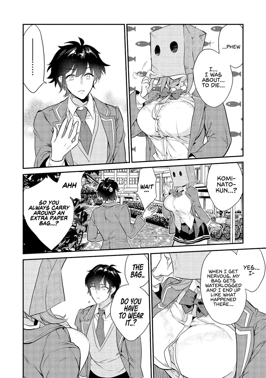 What's under Kamiyama-san's paper bag? Chapter 2 page 21 - Chapter 2: An abduction - When she gets wet
