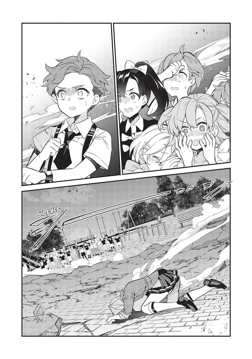 What's under Kamiyama-san's paper bag? Chapter 21 page 13 - Chapter 21: One Againts A Thousand - What The Hero Was Lacking Is...