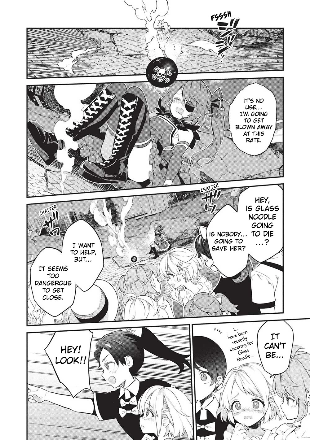 What's under Kamiyama-san's paper bag? Chapter 21 page 2 - Chapter 21: One Againts A Thousand - What The Hero Was Lacking Is...