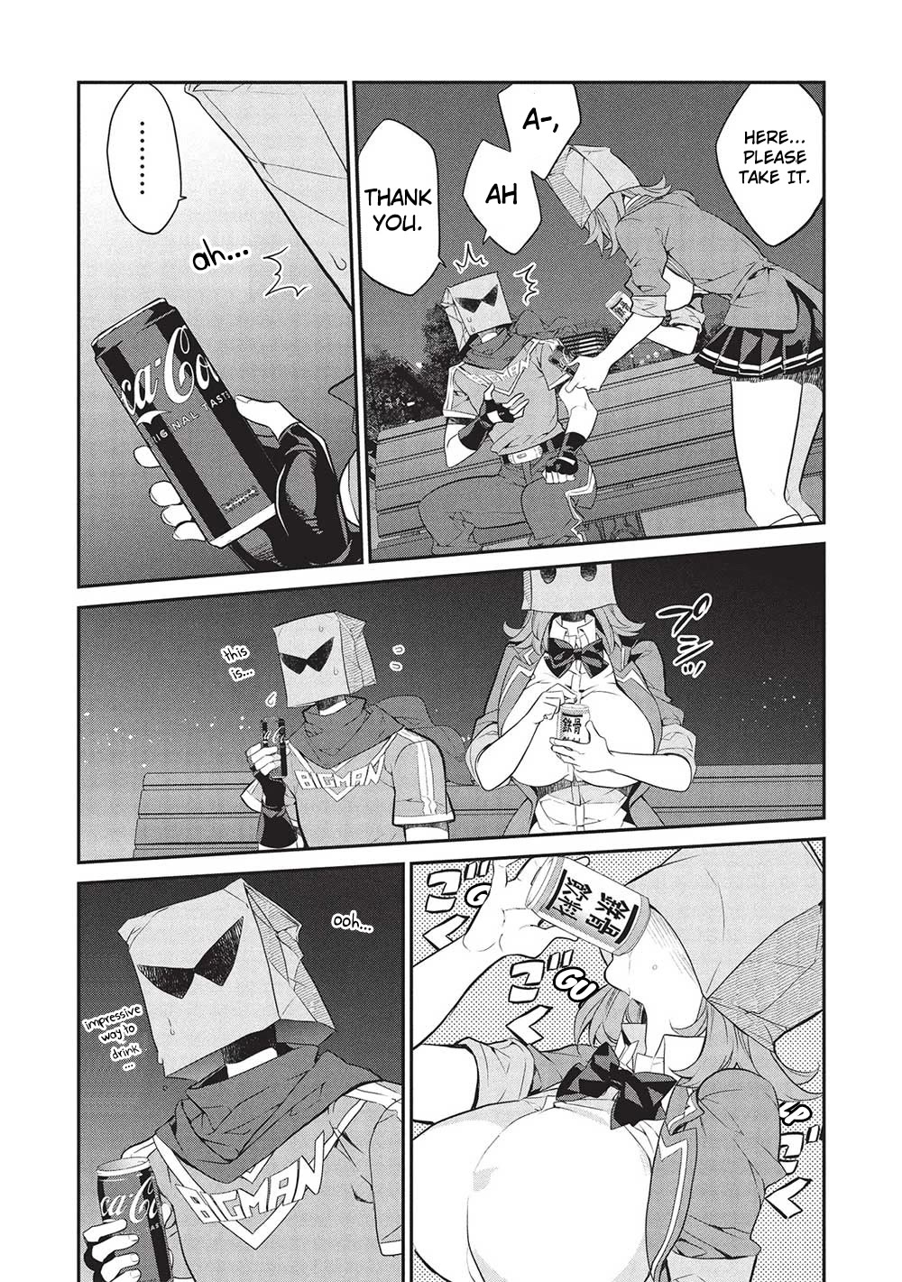 What's under Kamiyama-san's paper bag? Chapter 22 page 2 - Chapter 22: Old Rain, New Rain - Kamiyama-san's Battle