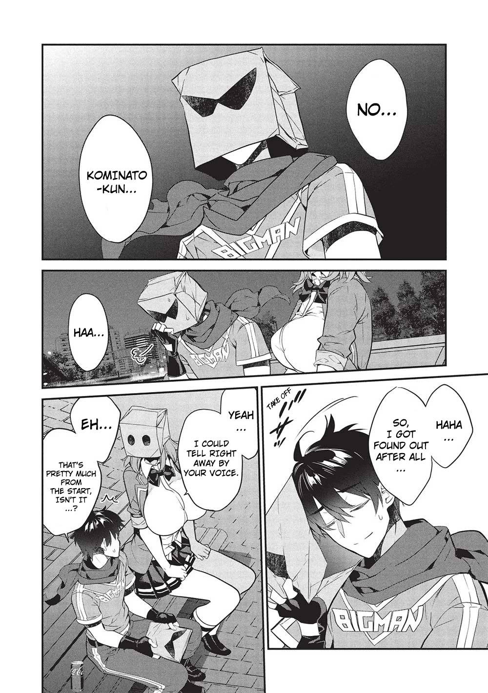 What's under Kamiyama-san's paper bag? Chapter 22 page 4 - Chapter 22: Old Rain, New Rain - Kamiyama-san's Battle