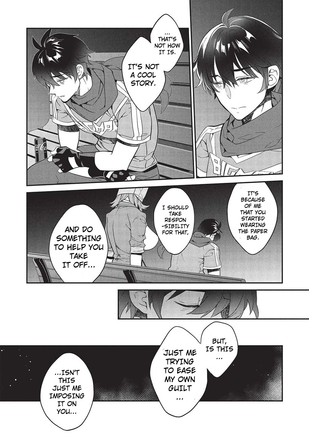 What's under Kamiyama-san's paper bag? Chapter 22 page 6 - Chapter 22: Old Rain, New Rain - Kamiyama-san's Battle