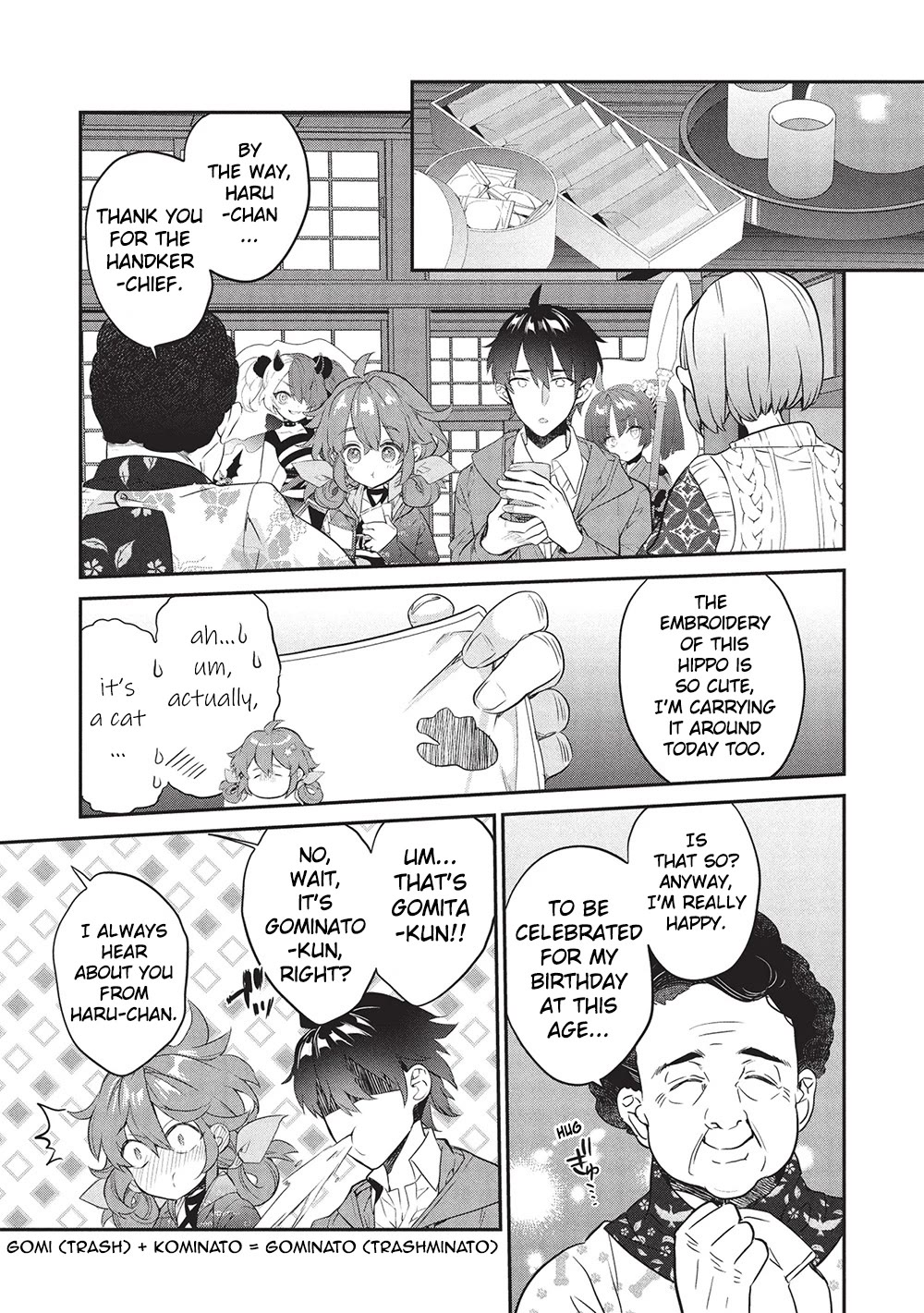 What's under Kamiyama-san's paper bag? Chapter 23 page 19 - Chapter 23: Six Roots Cleansed - The Heroine Struggles