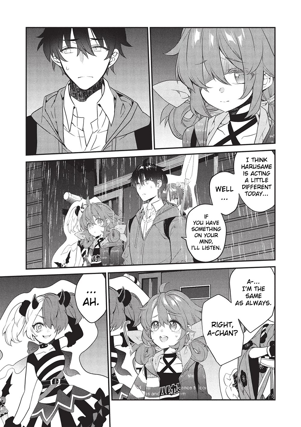 What's under Kamiyama-san's paper bag? Chapter 23 page 23 - Chapter 23: Six Roots Cleansed - The Heroine Struggles